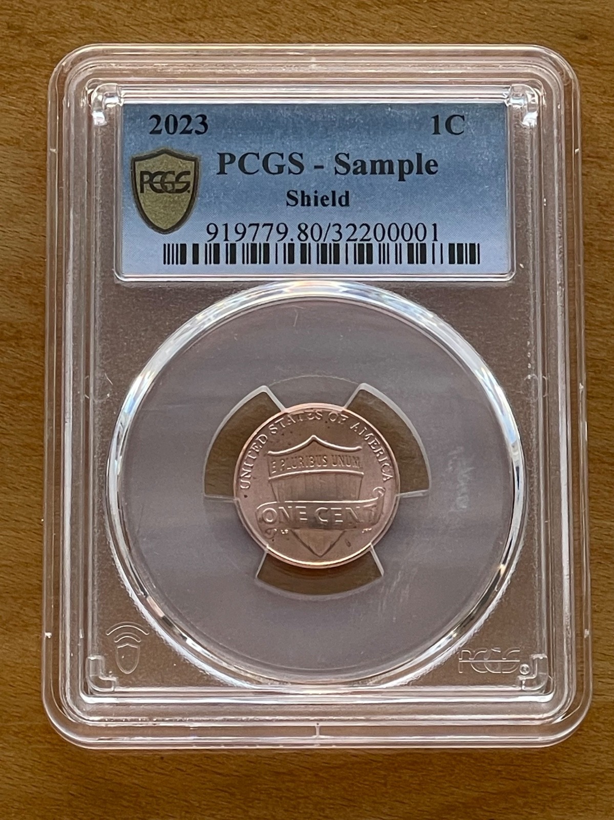 2023 1¢ PCGS Sample Holder