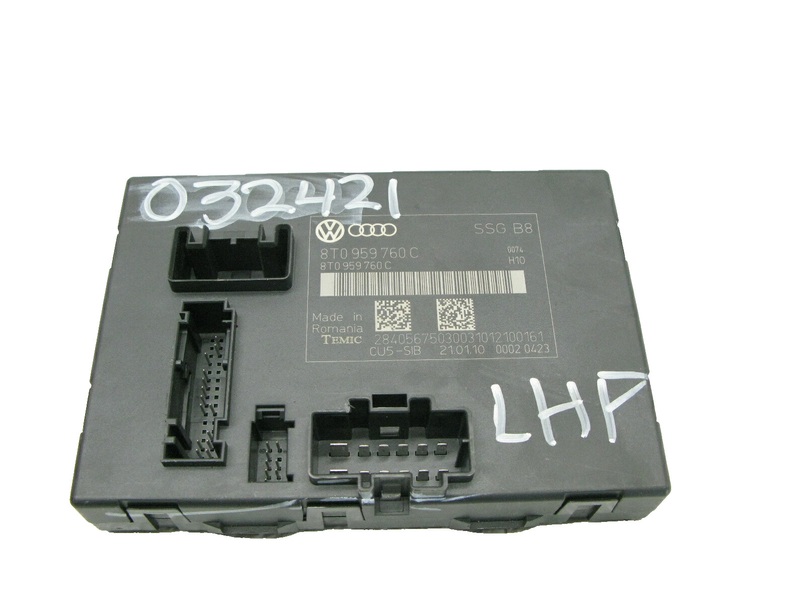 08-16 AUDI 8T A5 S5 RS5 A4 FRONT DRIVER LEFT SEAT CONTROL MODULE OEM 032421
