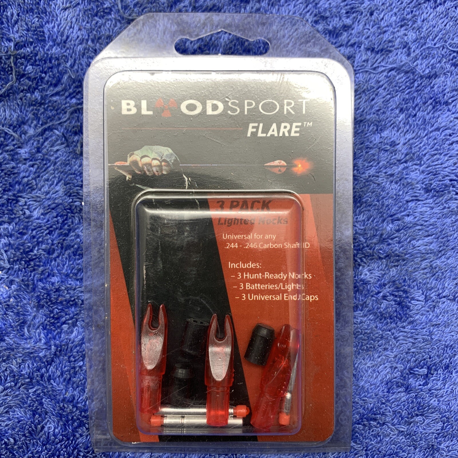 Blood Sport Archery Flare 3ct. pack Replacement Lighted Nocks