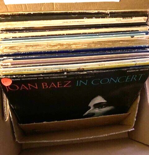 Folk Records Many different records to pick from: more you buy the more you get