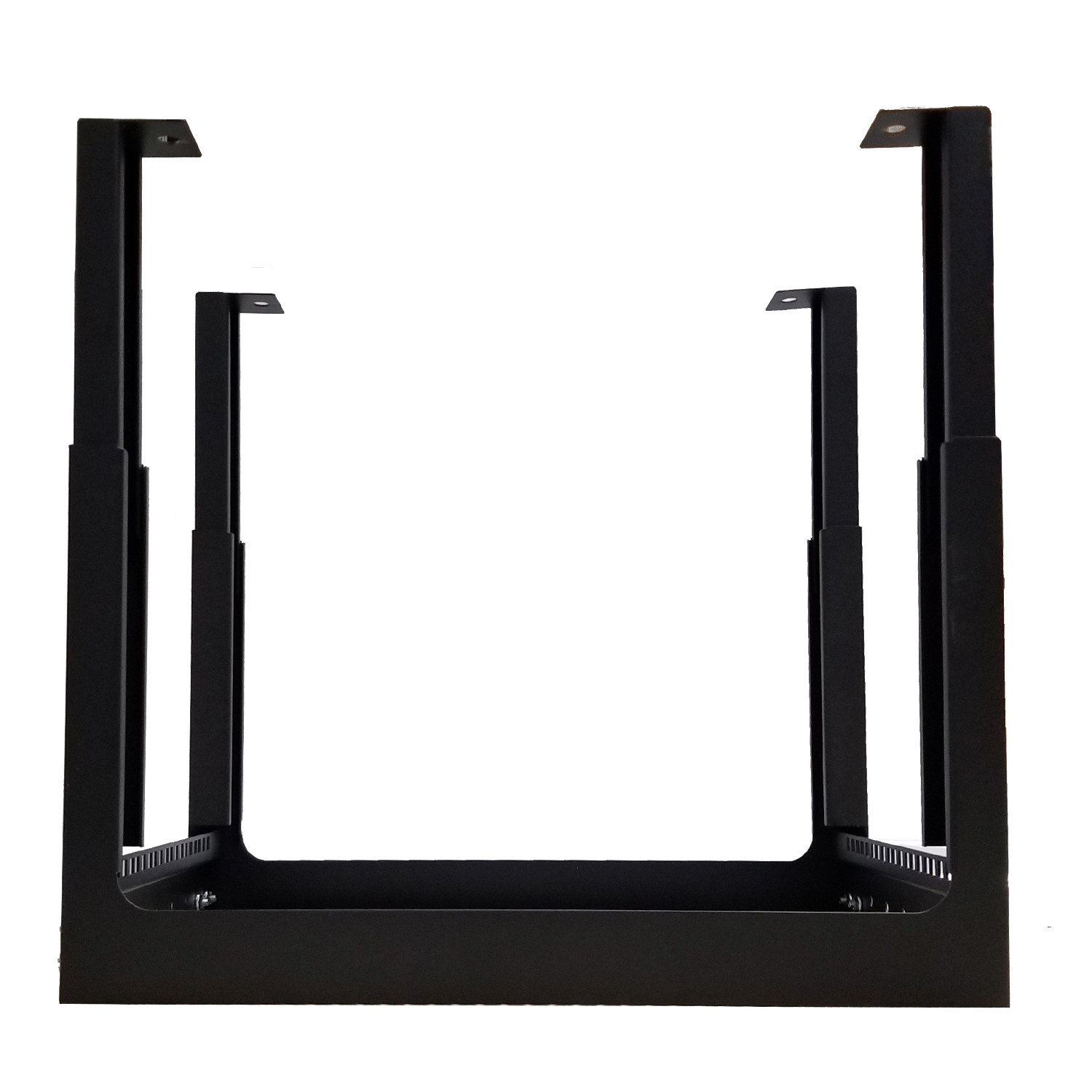 6U Open Frame Rack Expandable upto 19.5" Deep 4-Post Wall Mount Network Cabinet