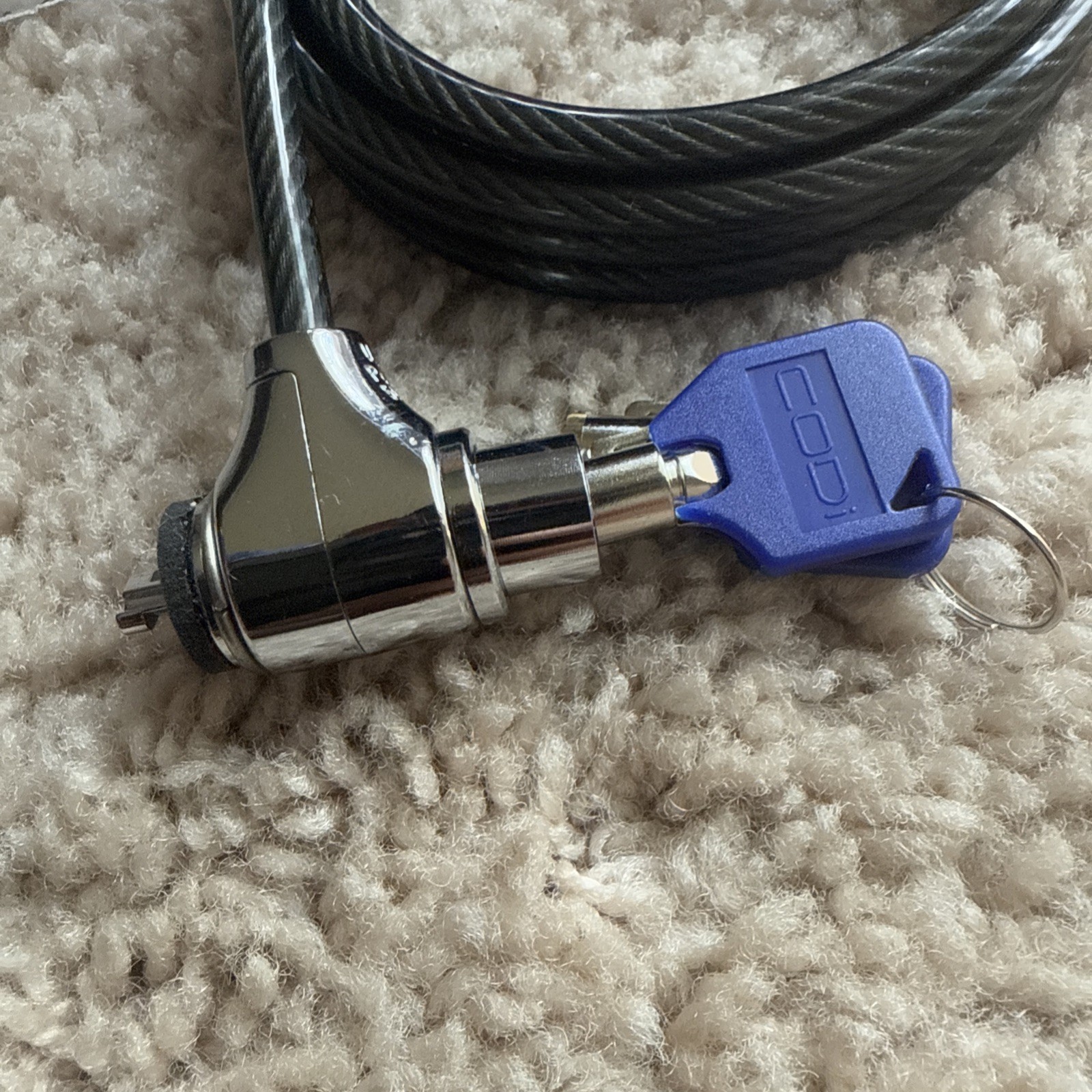 NEW CODi Key Cable Lock - for Laptop / Notebook - Black [NEW]