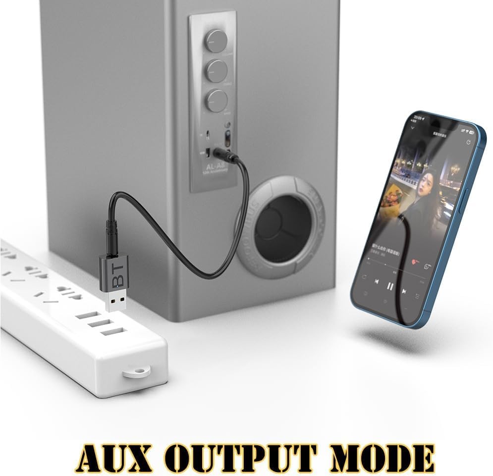 Mini 2-in-1 5.4 Bluetooth Receiver Adapter for Cars