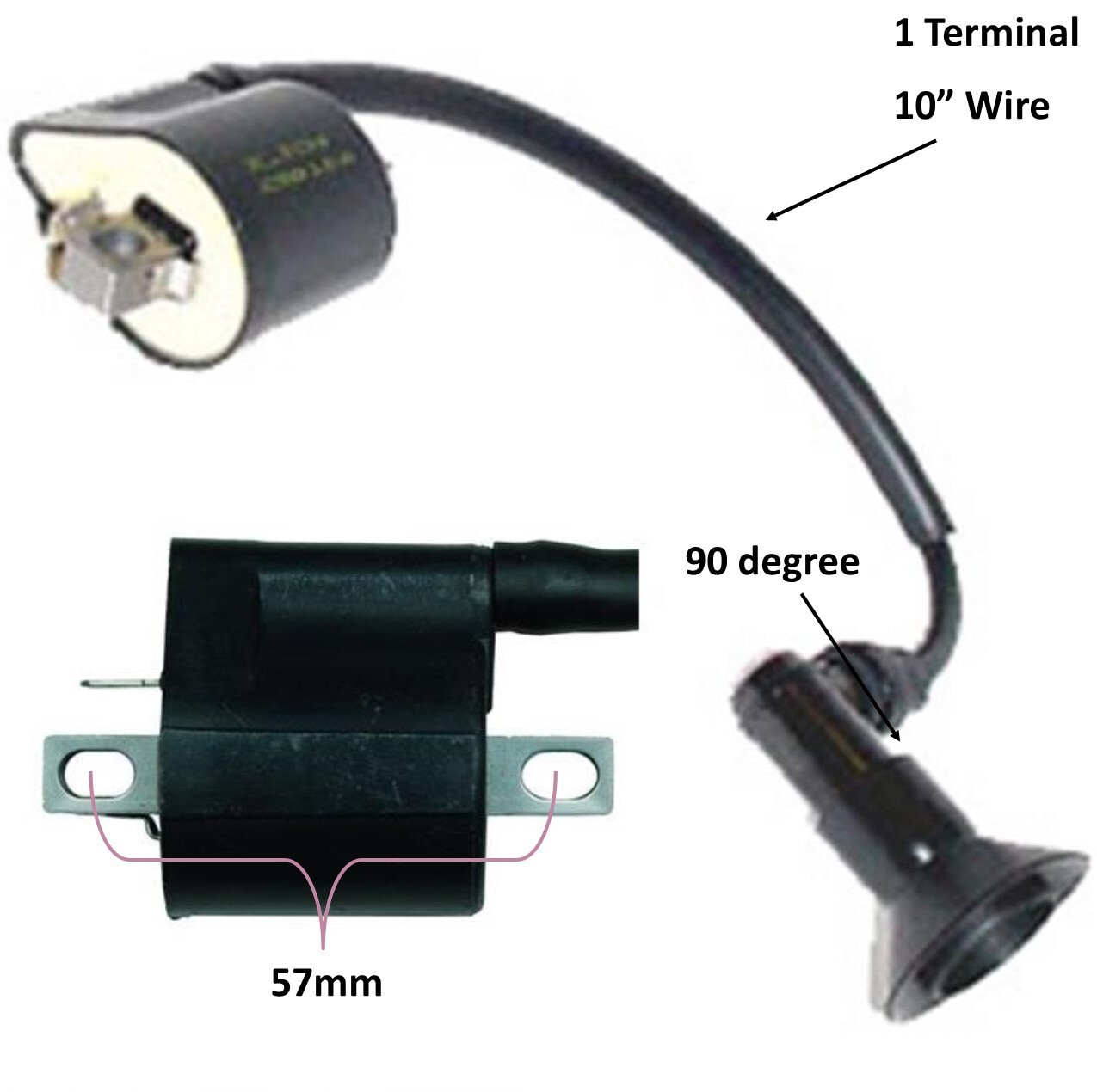 Dinli Helix 90,  ATV 2 Stroke High Tension Ignition Coil