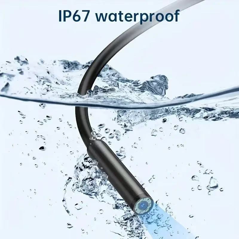6LED USB Snake Endoscope Borescope HD Inspection Camera Scope For Android Type C