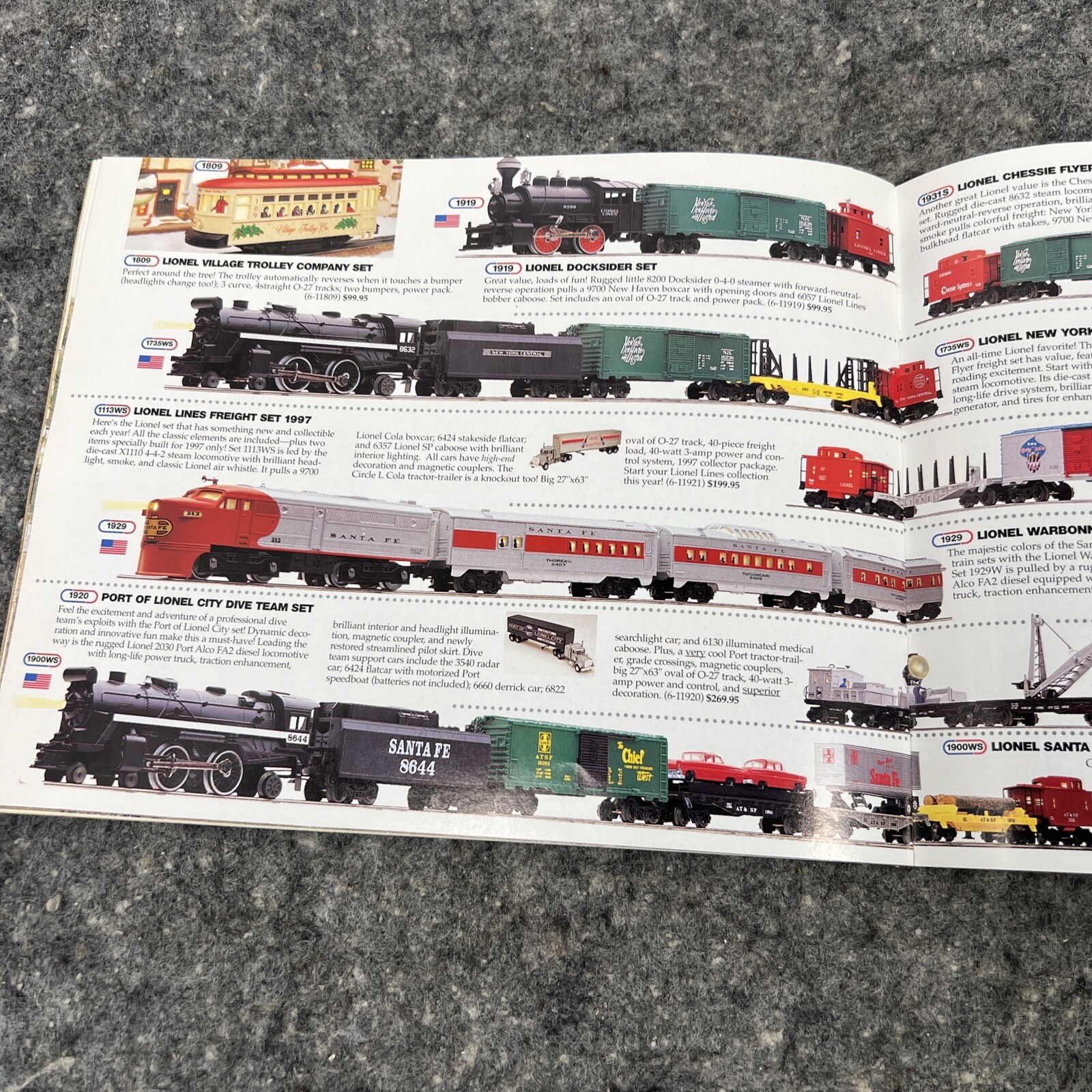 1997 Lionel Classic Trains Catalog