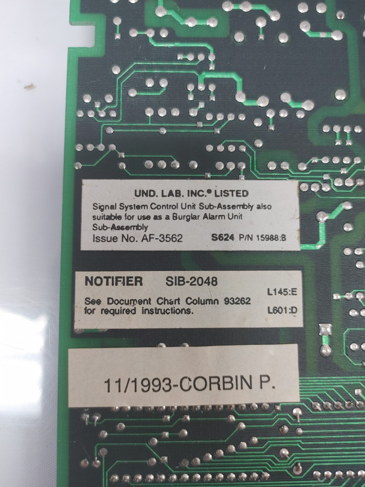 Notifier SIB-2048 Serial Interface Board