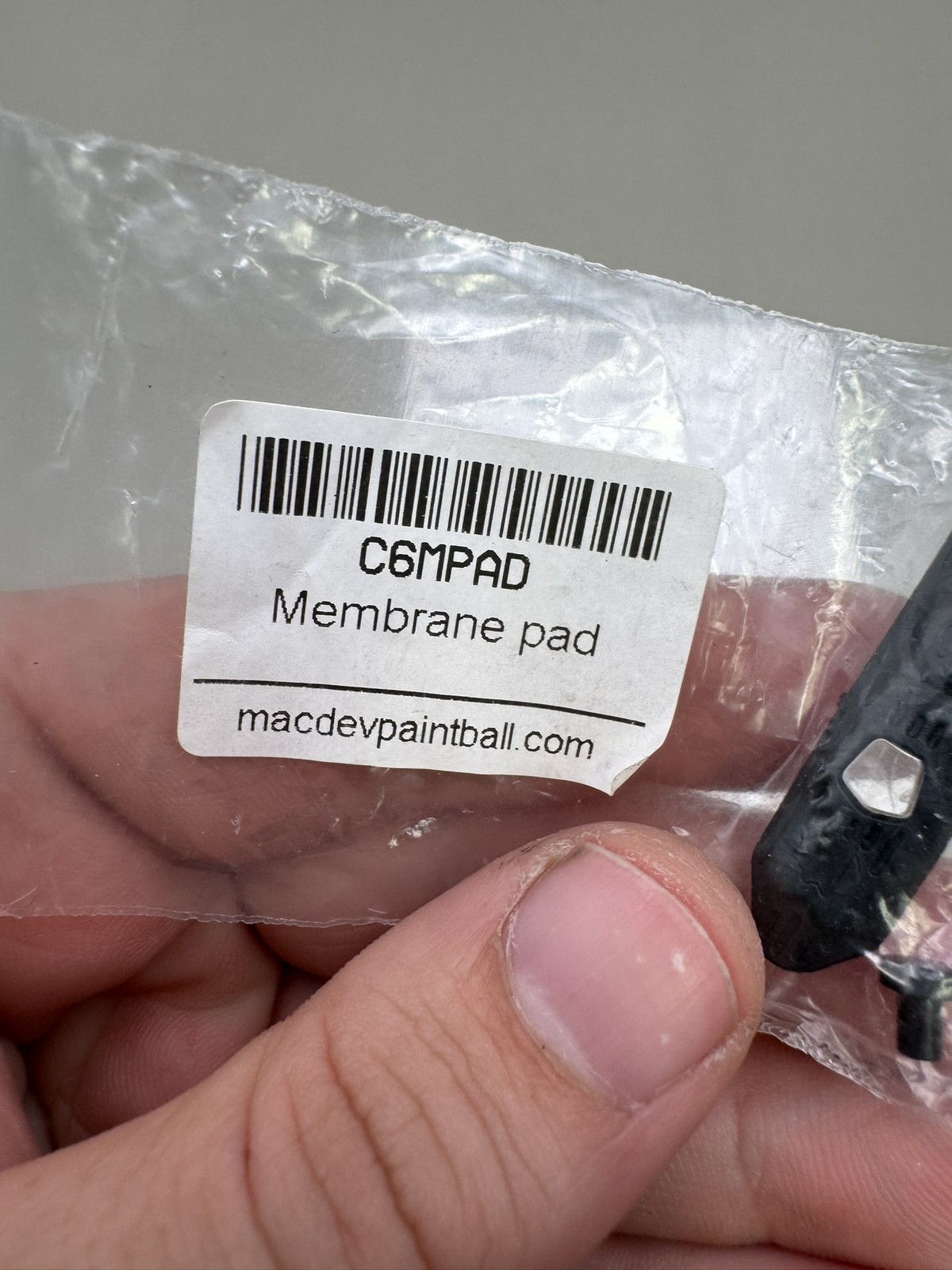MacDev Paintball Membrane Pad Cover Black