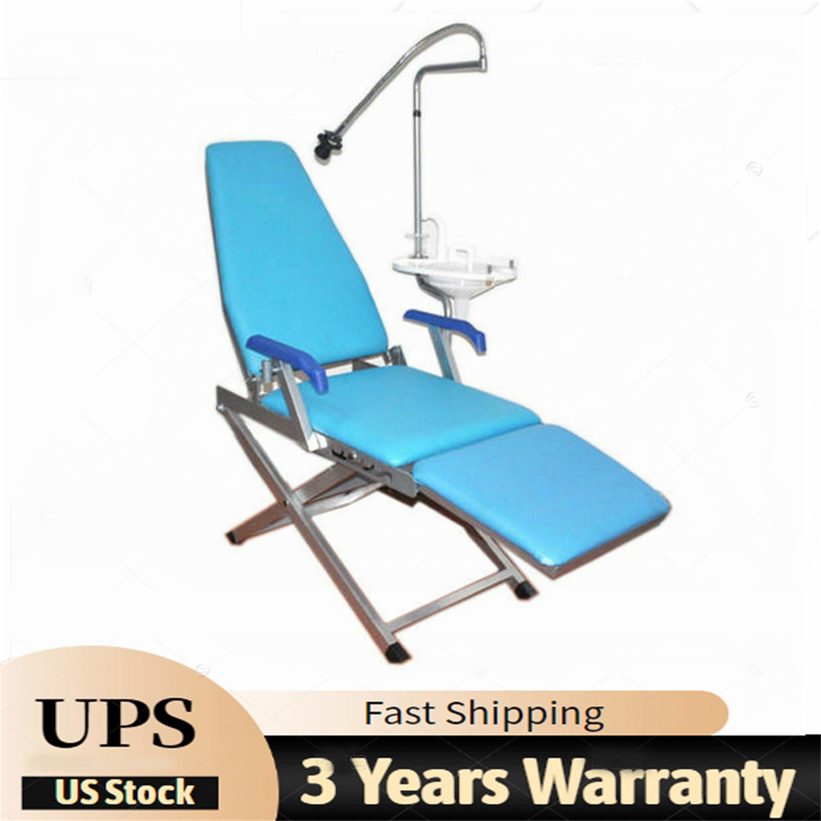Dental Mobile Delivery Unit Suction Rolling Case 4H Compressor /Chair Portable~
