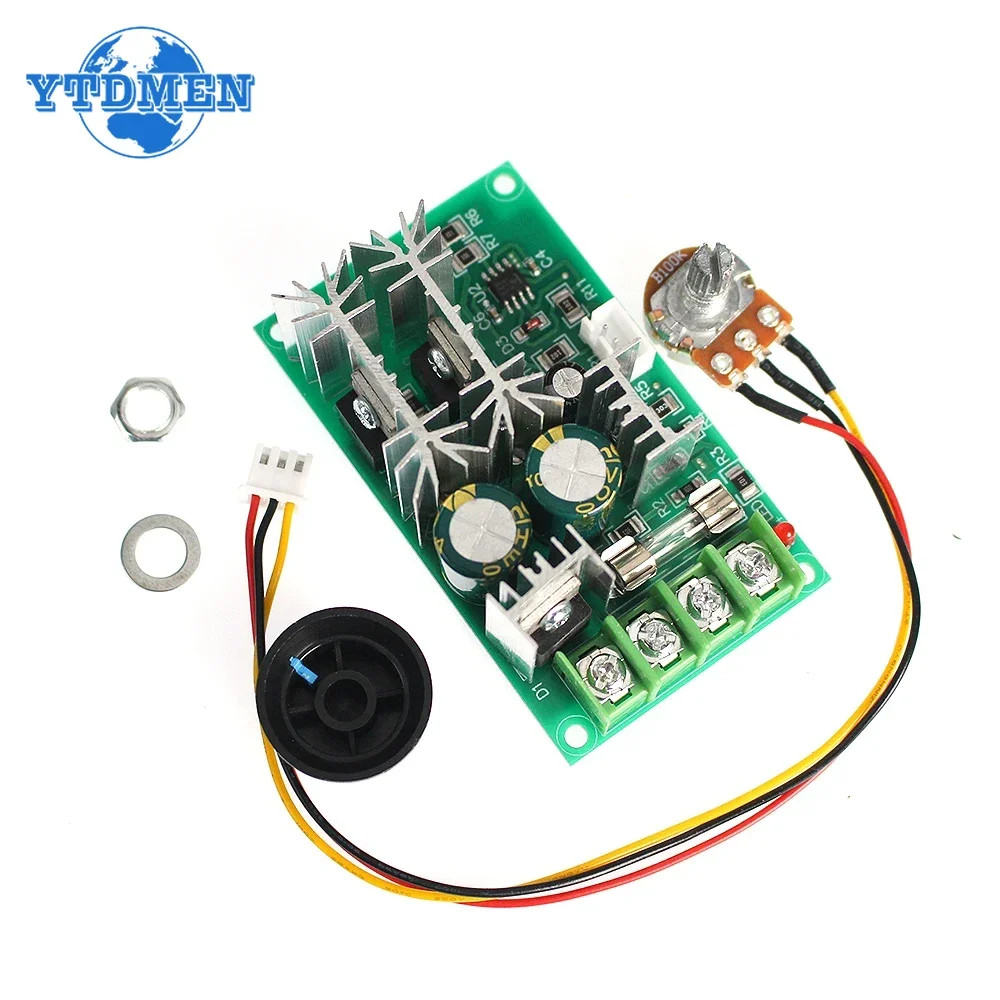 12V-48V PWM Motor Controller Module 20A High Power DC Motor Speed Regulator