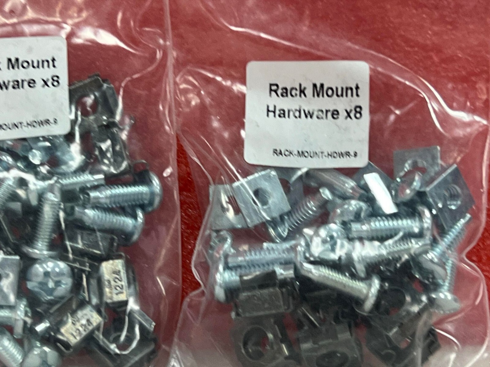 Lot of 2 Rack Mount Hardware x8 RACK-MOUNT-HDWR-9 Rack Hardware Solution