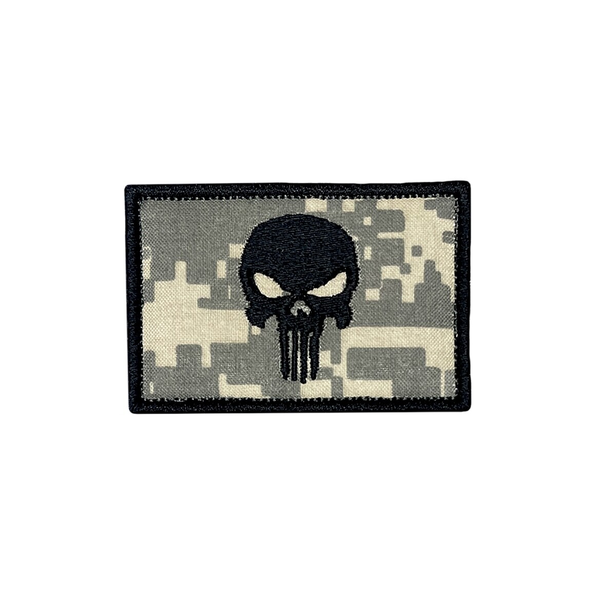 Punisher Skull Tactical Patch - Hook and Loop Morale Badge - 2X3