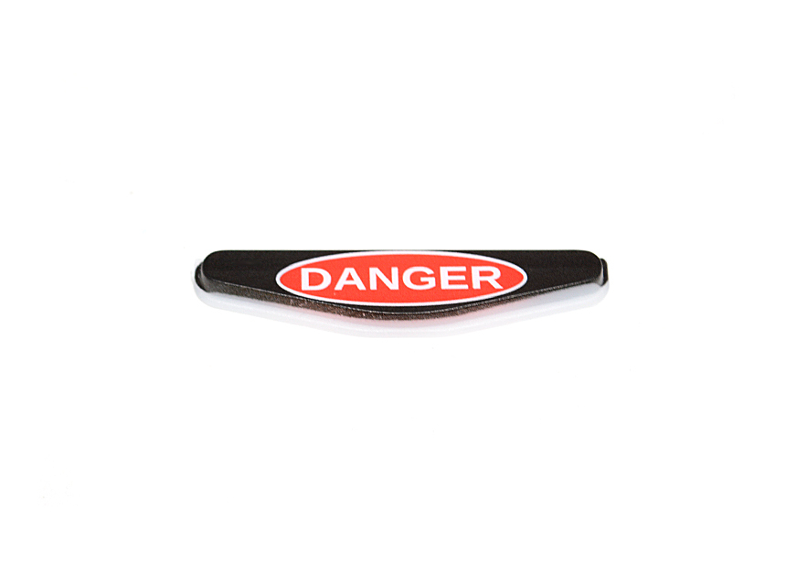 100% Original Playstation 4 PS4 Controller Led Custom PAINTED Light Bar DANGER