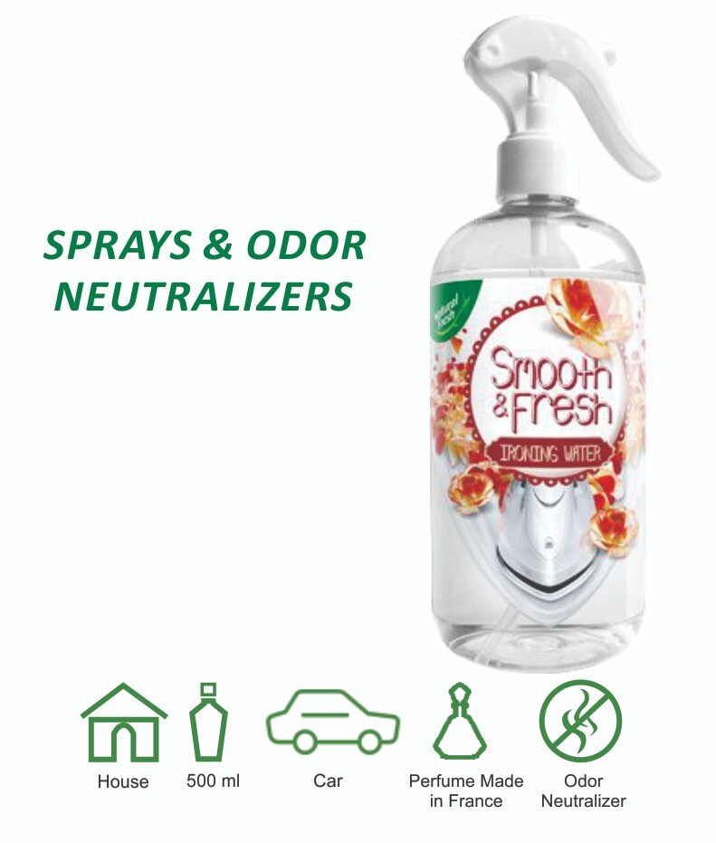 Car Air Freshener Smooth Fresh Spray Ironing  Water 16-oz