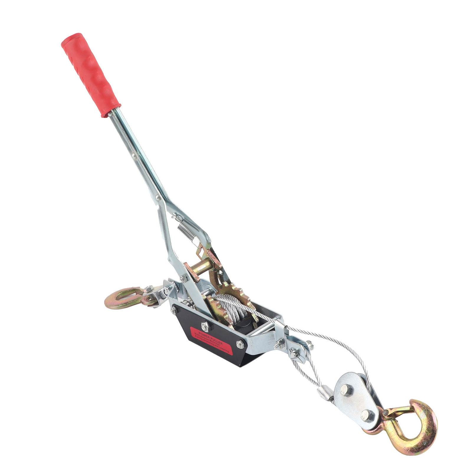 Wire Rope Puller 2 Ton Rope Puller Mini Tightener Double Hook Lifting Tool
