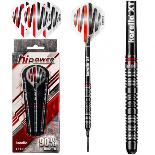 Soft Dart Karella - Hipower - 18G Black 90% Tungsten