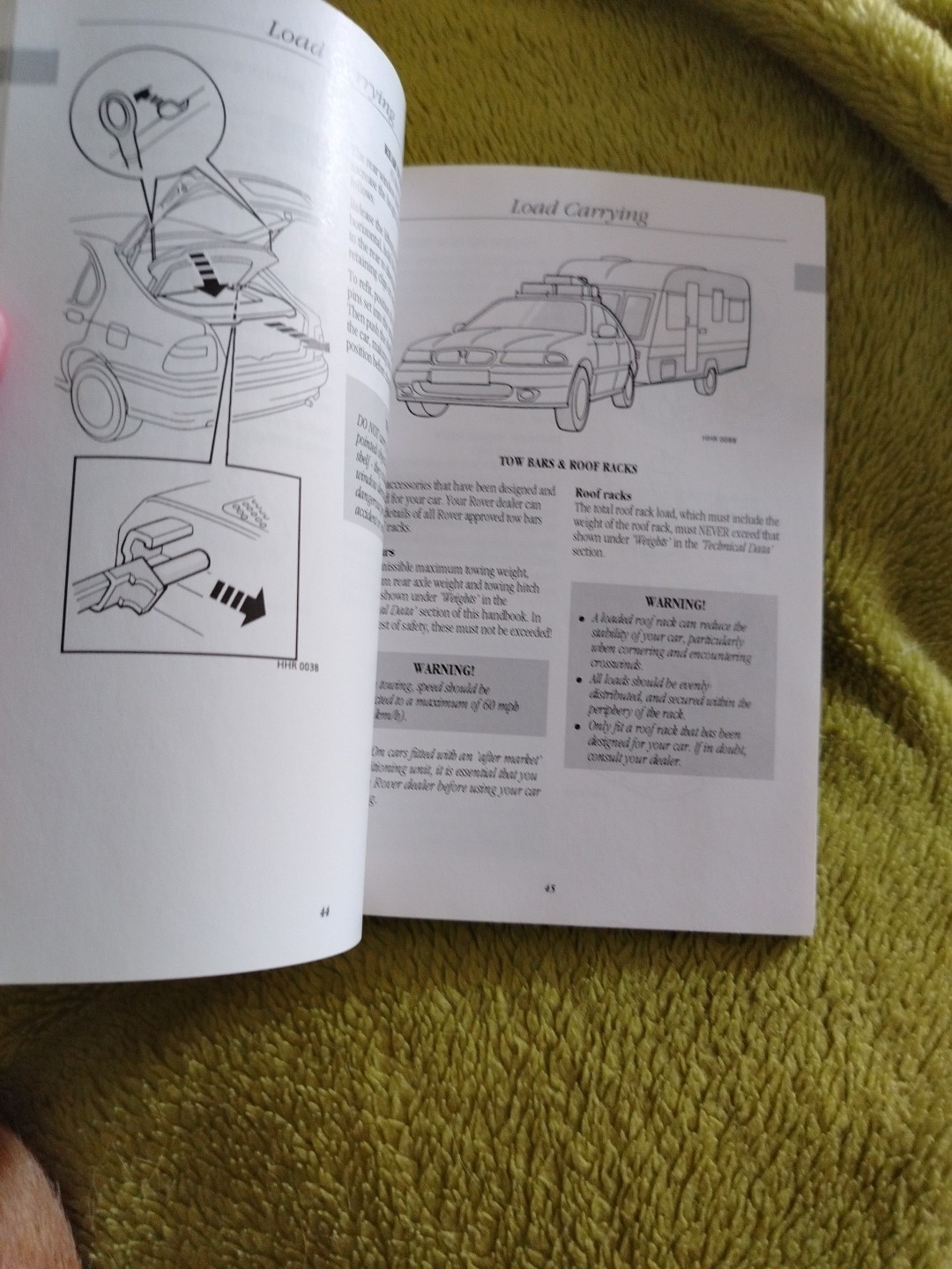 Rover 400 Series Owners Handbook 1997