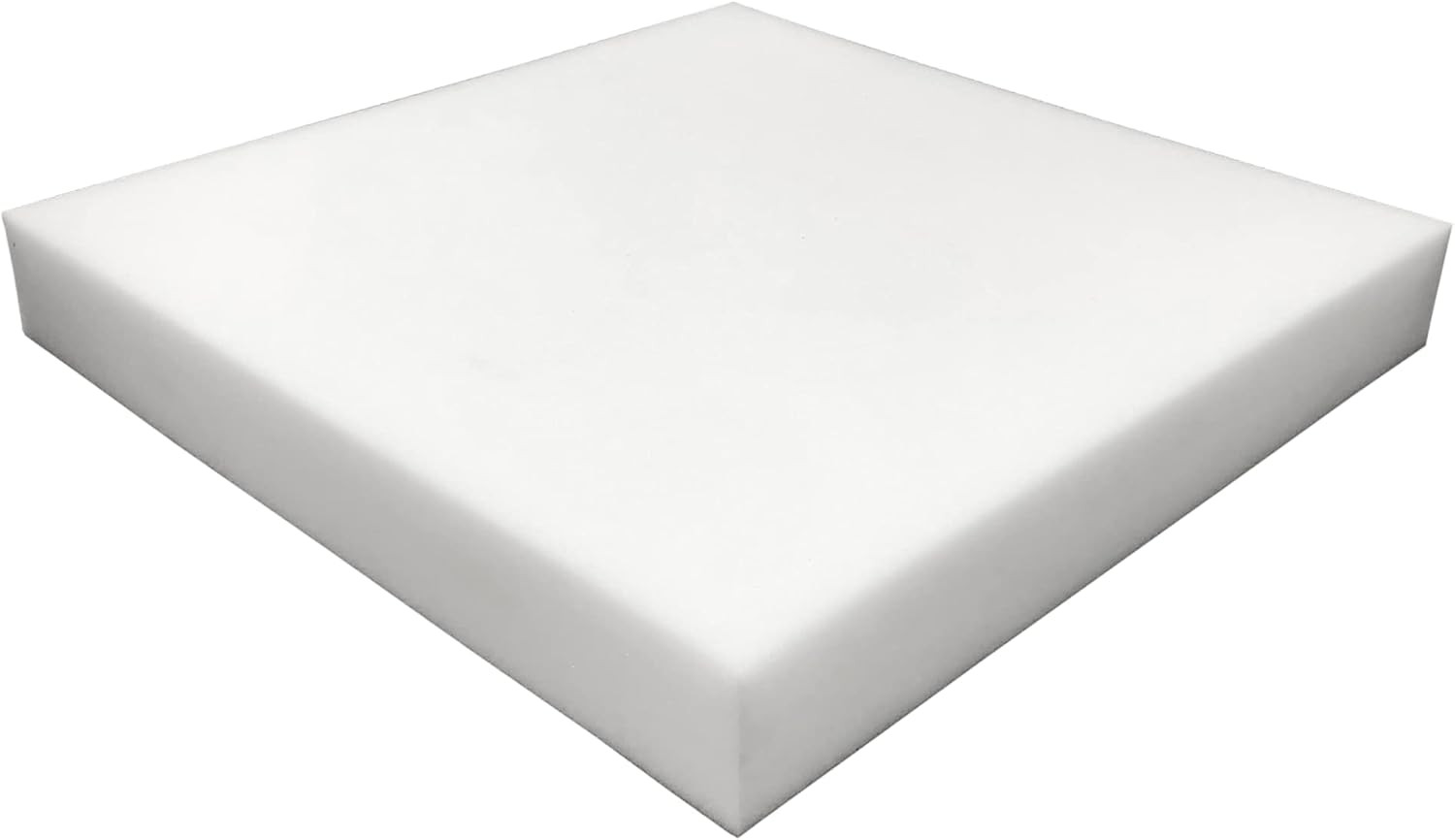 High Density Upholstery Foam, 6" X 24" X 24" - Couch Cushion Foam Replacement Pa