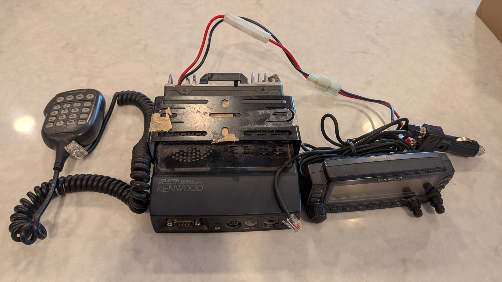 Kenwood TM-D700 Dual Band Mobile Ham Radio APRS 144/440MHz Tested Working
