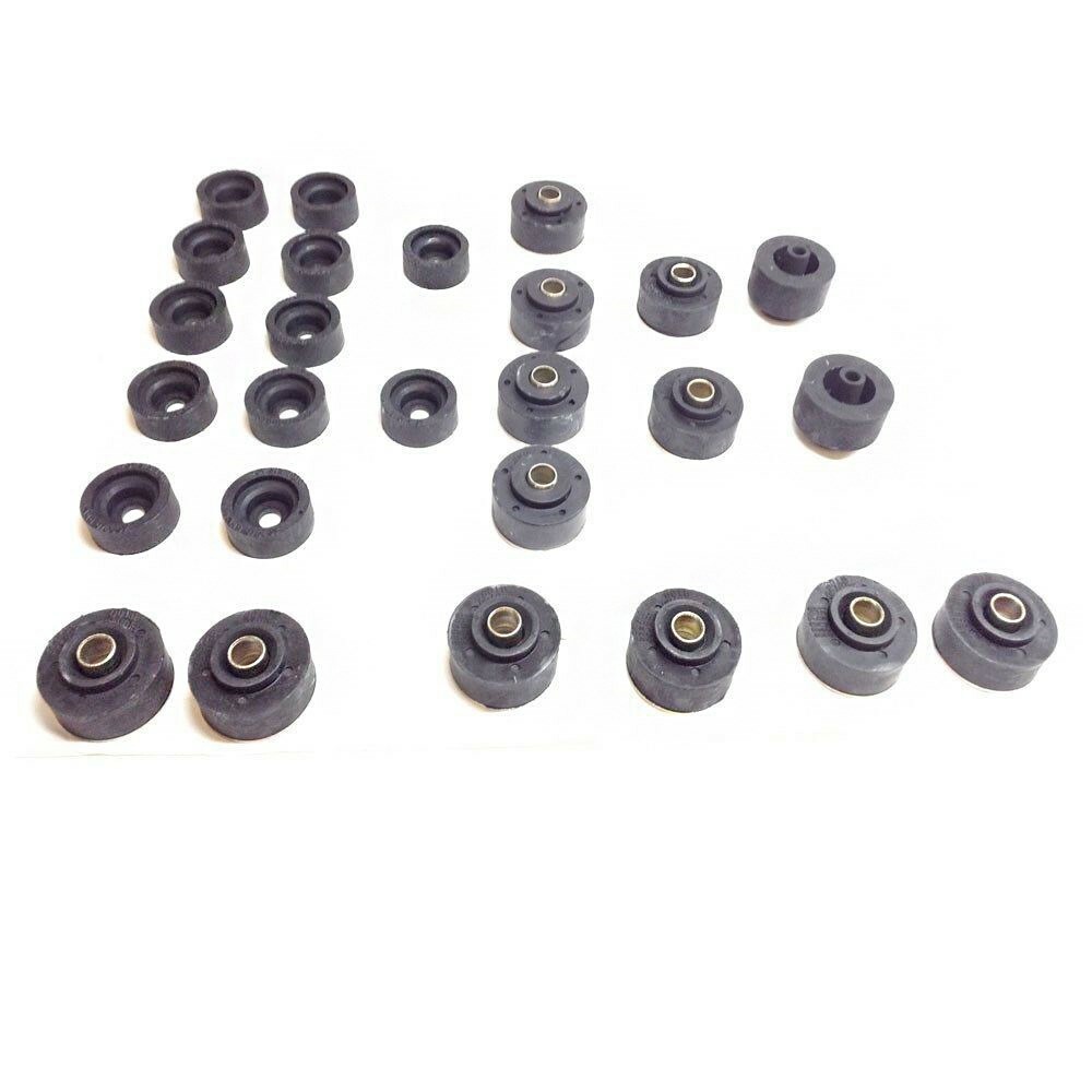 1971-76 Impala Body to Frame Mounts - Rubber Cushion / Bushing Kit - 26 Pieces