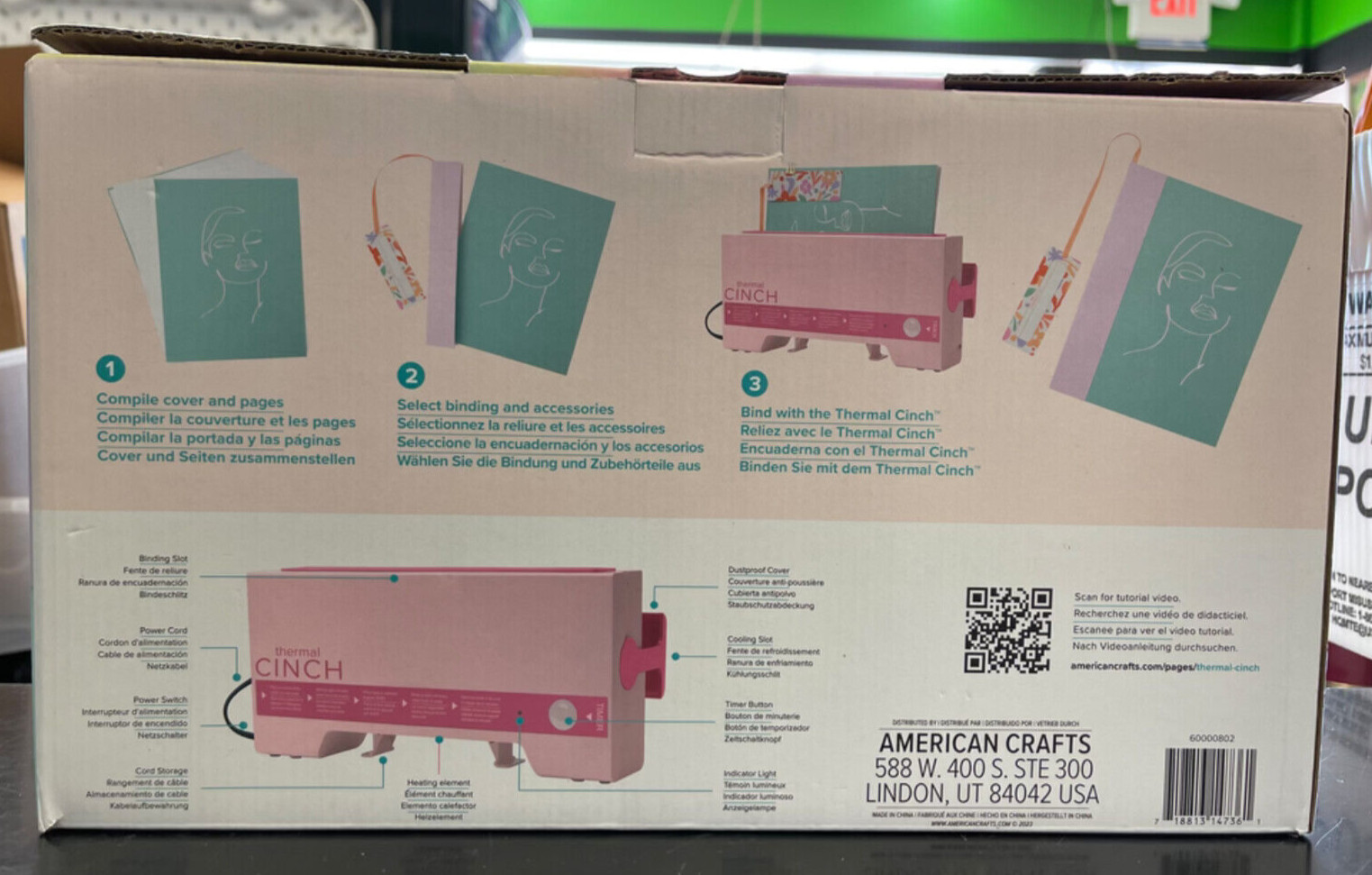 We R Thermal Cinch Binding Machine US Plug-Pink 60000802