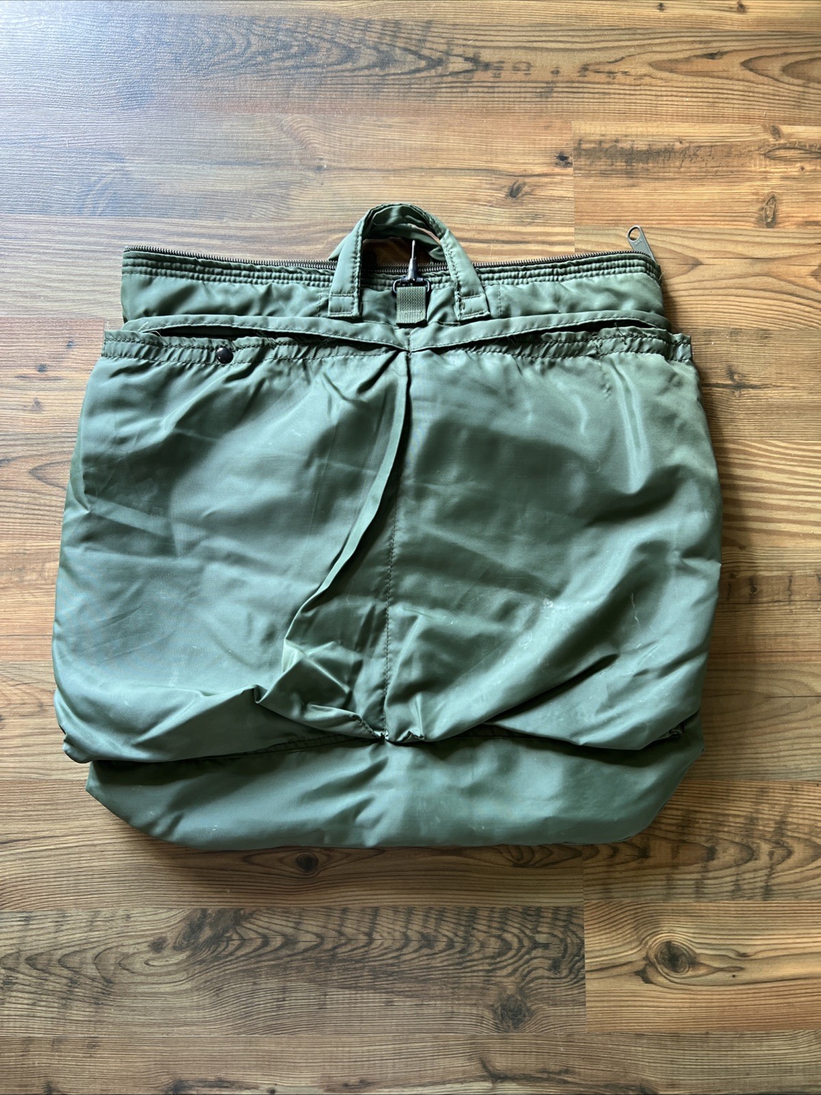 Vintage US Military Flight Helmet Bag - Militaria’  Army Green Nylon Bag