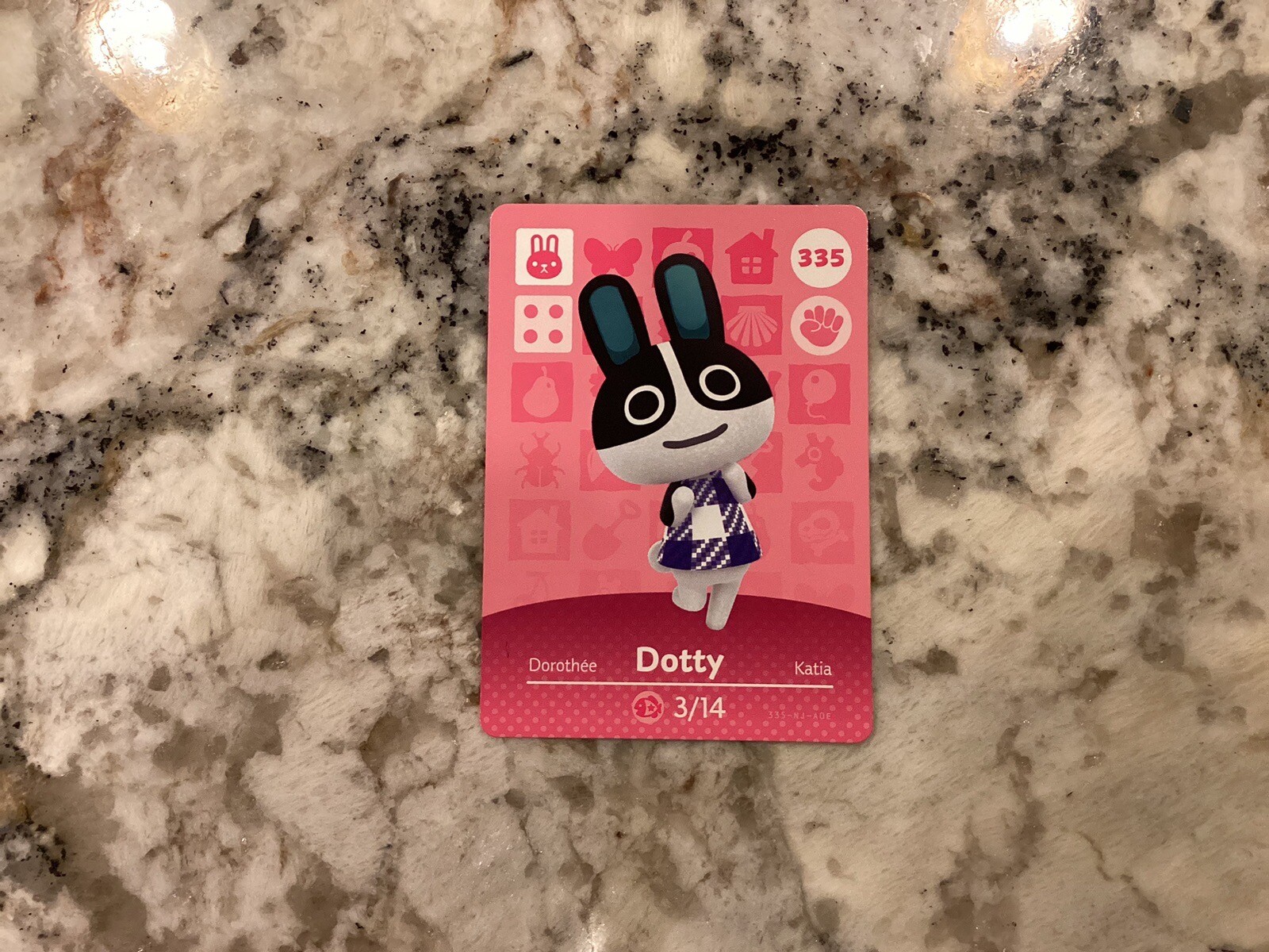 DOTTY 335 Authentic Nintendo Amiibo Mint Card From Series 4