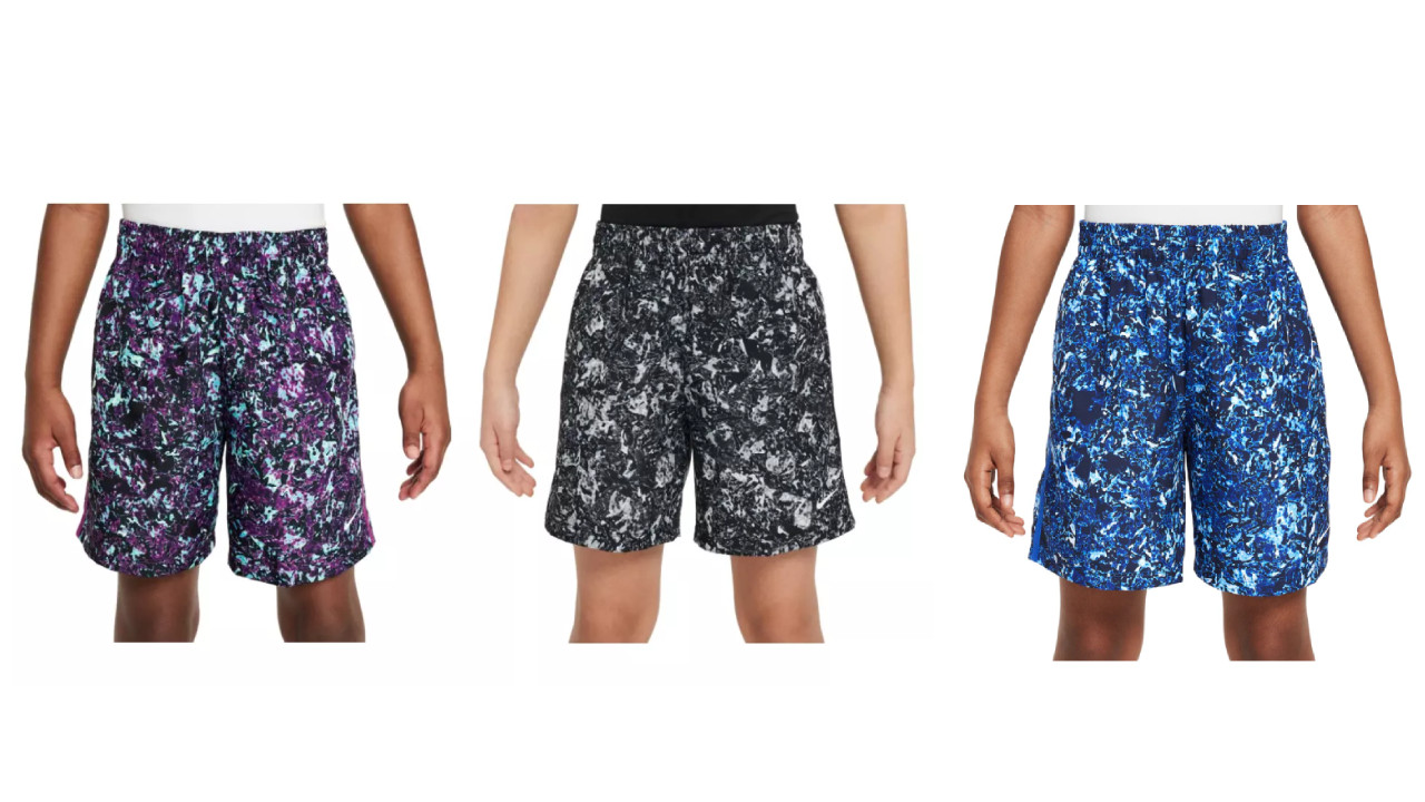 Nike Unisex Kids Multi Speckled Woven Shorts Pick Size & Color MSRP:$32.00