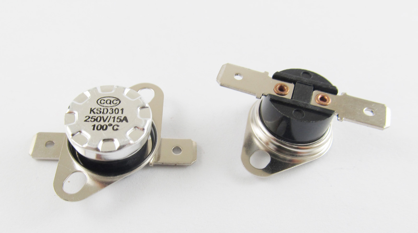 5pcs KSD301 Temperature Controlled Switch Thermostat 100°C N.O. Normal Open