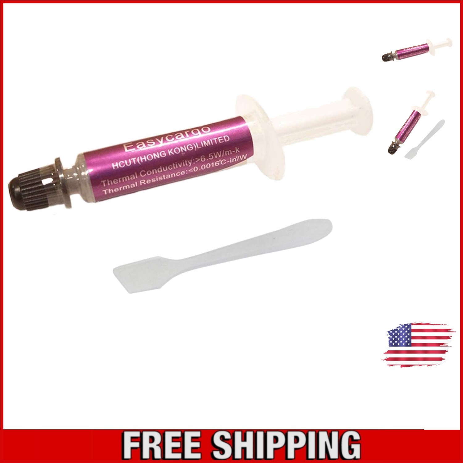 High-Performance 6.5 W/m-K Thermal Paste Kit for CPU & GPU Cooling Solutions