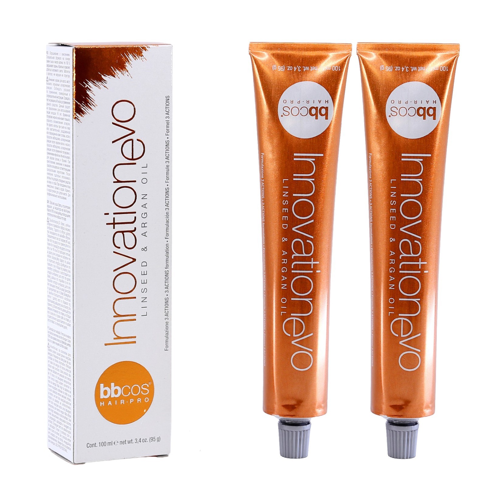 BBcos innovationEvo Hair Color 100 mL 2/0-Darkest brown | bruno-2 PACK free ship
