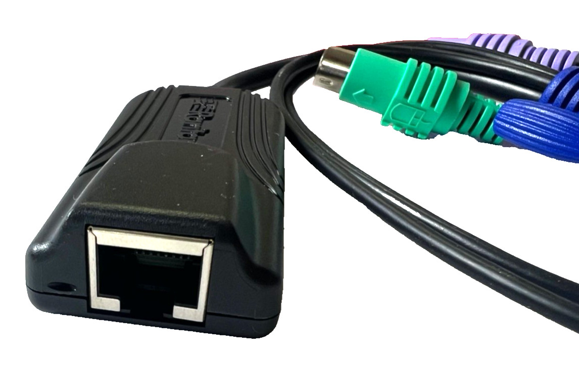 QTY 4 Raritan Dominion DCIM-PS2 KVM Switch KX CIM SIM Computer Module Cable