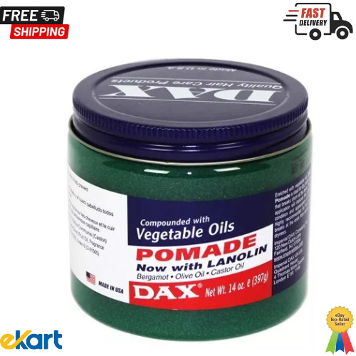 DAX Pomade Now with Lanolin & Vegetable Oil Breakage Dry Hair Moisturizer 14 oz