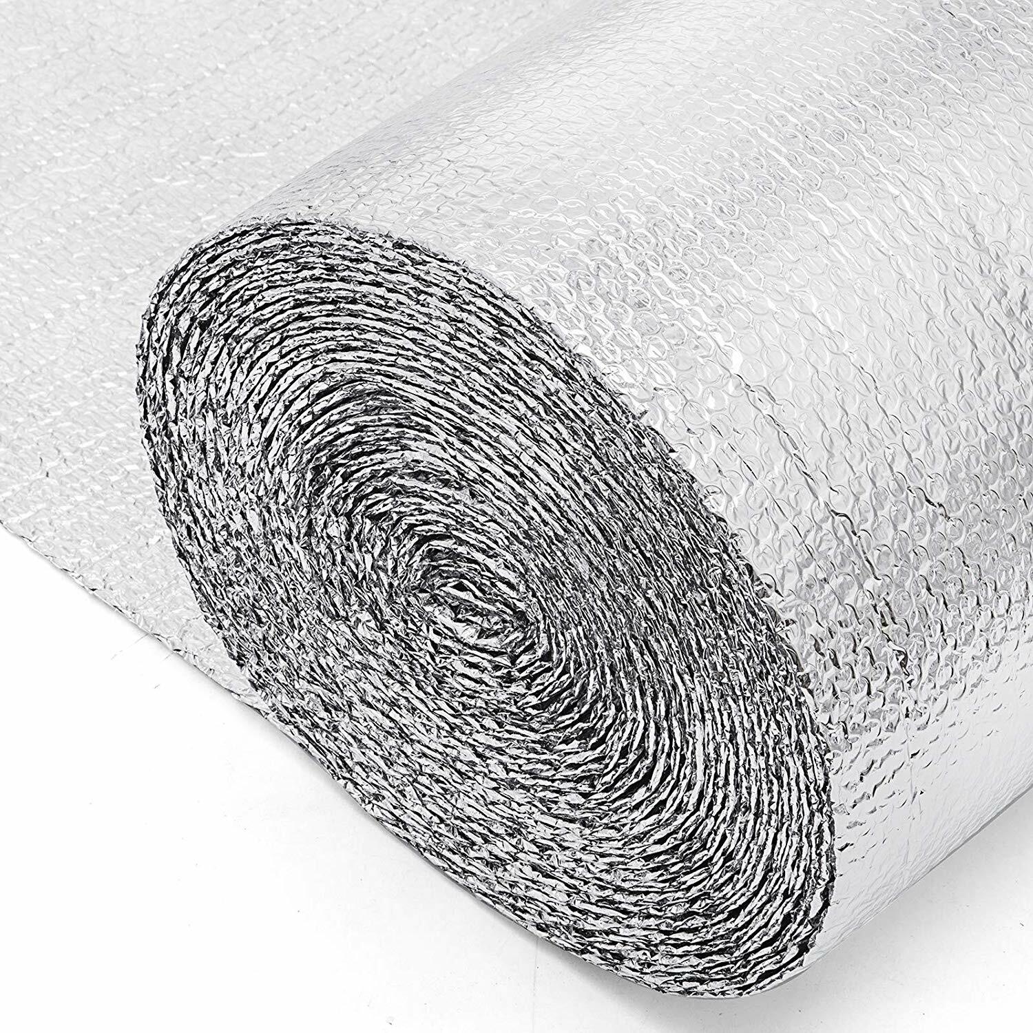 Reflective Foil Insulation Roll Double Bubble Green Energy Reflectix 4x5