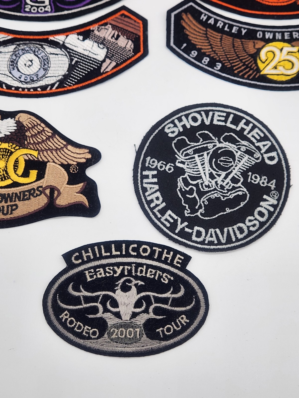 Harley Owners Group HOG Collectible Patches Lot Of 10 - various years (2000s)