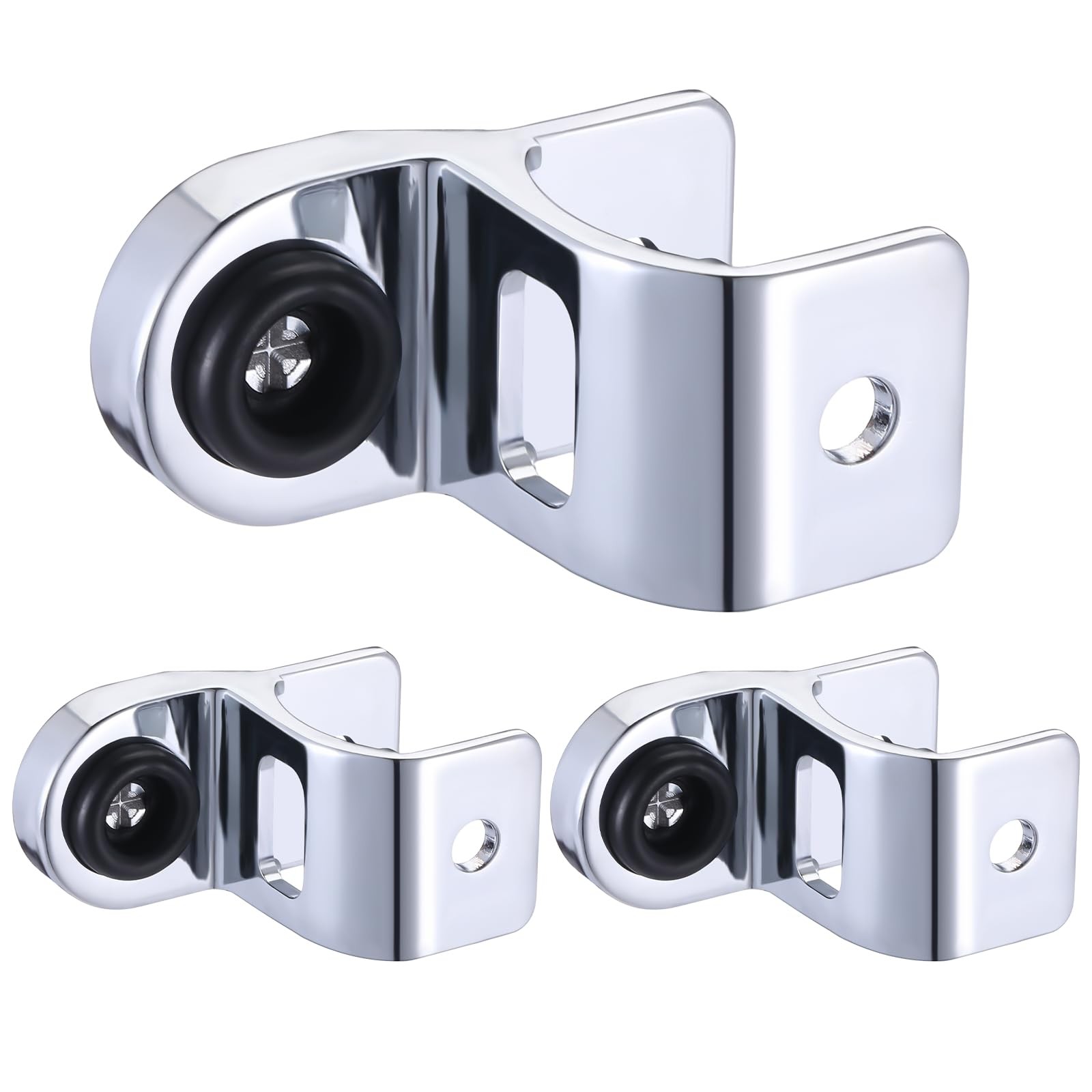 3 Pack Bathroom Stall Door Latch Partition Hardware Die Cast Zamac 1-1/4