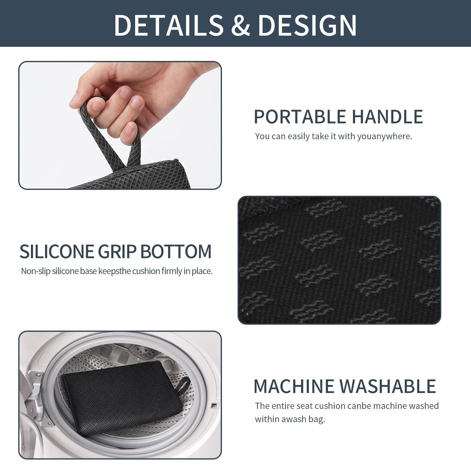 Anycosy Stadium Seat Cushion,Portable and Extra Thick Bleacher Seats Cushion ...