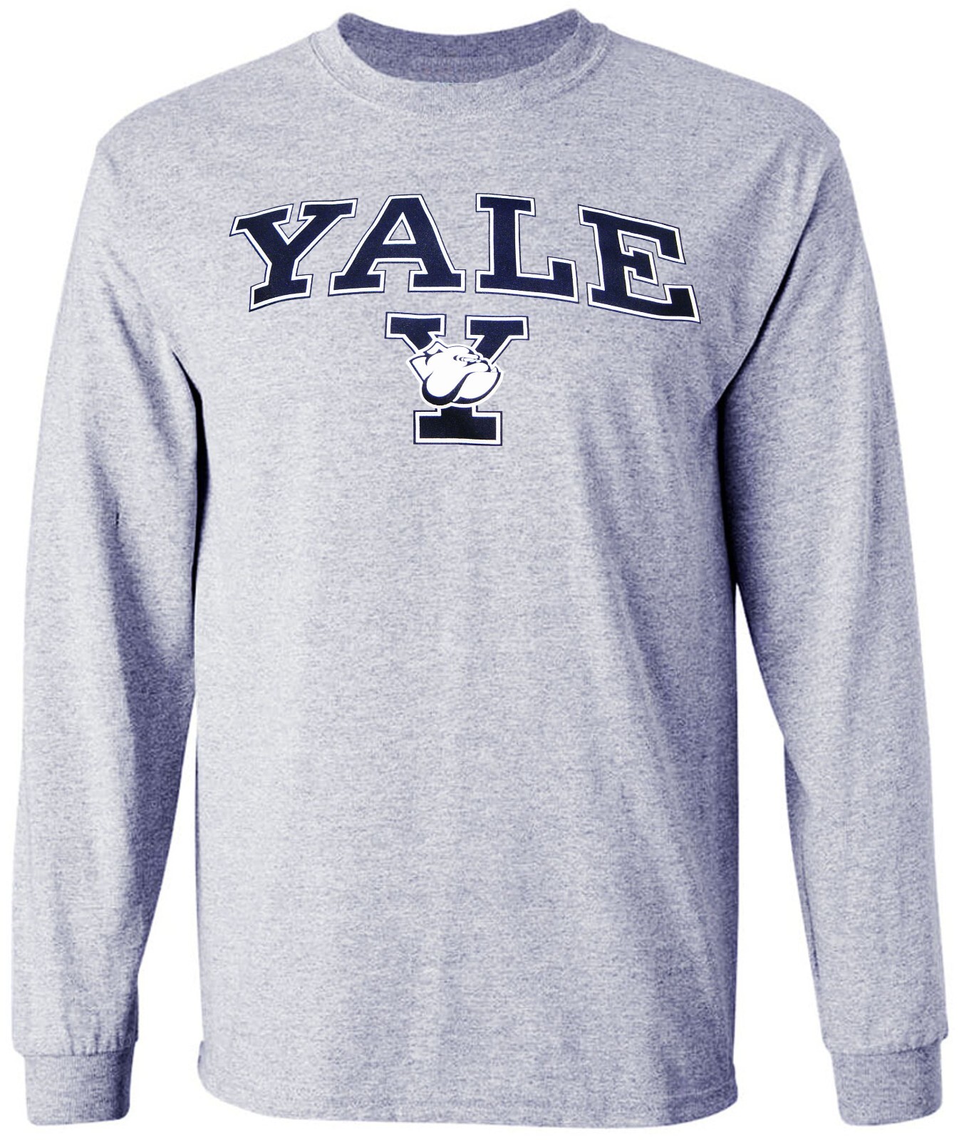 Yale Shirt Long Sleeve Bulldogs TShirt Jersey Decal Gear Gift Women Mens Apparel