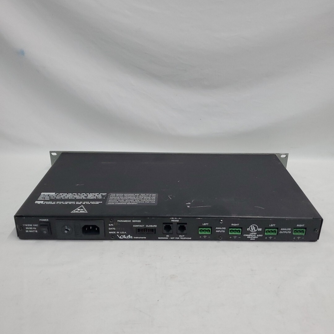 White Instruments ParaMedic 2-Channel Digital Parametric Equalizer