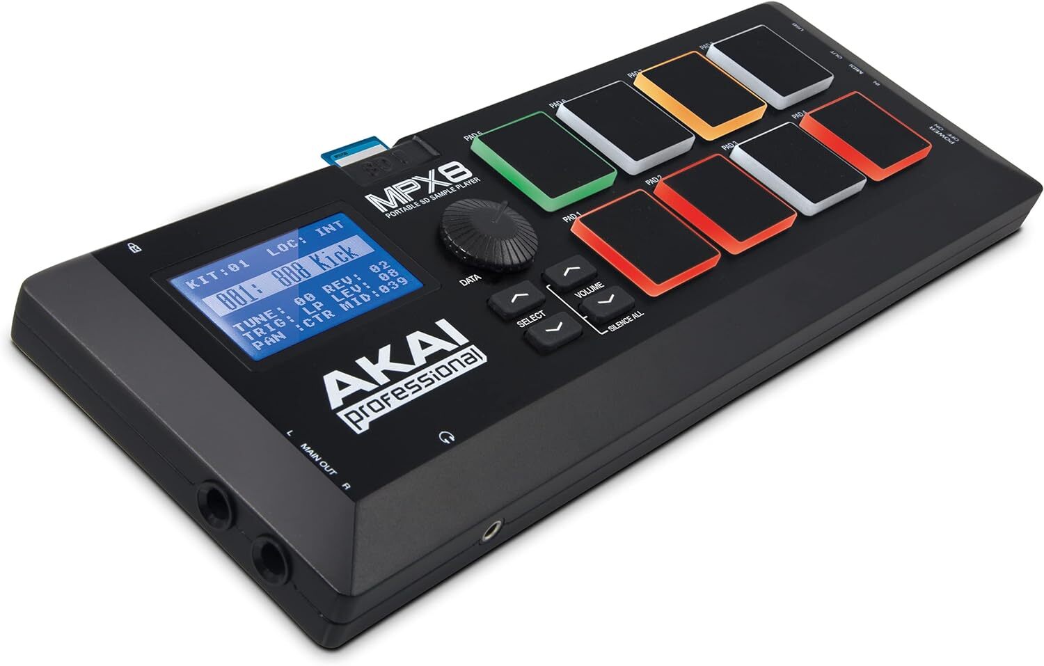 Akai Professional MPX8 Sampler 8 Pad Finger Drum Machine