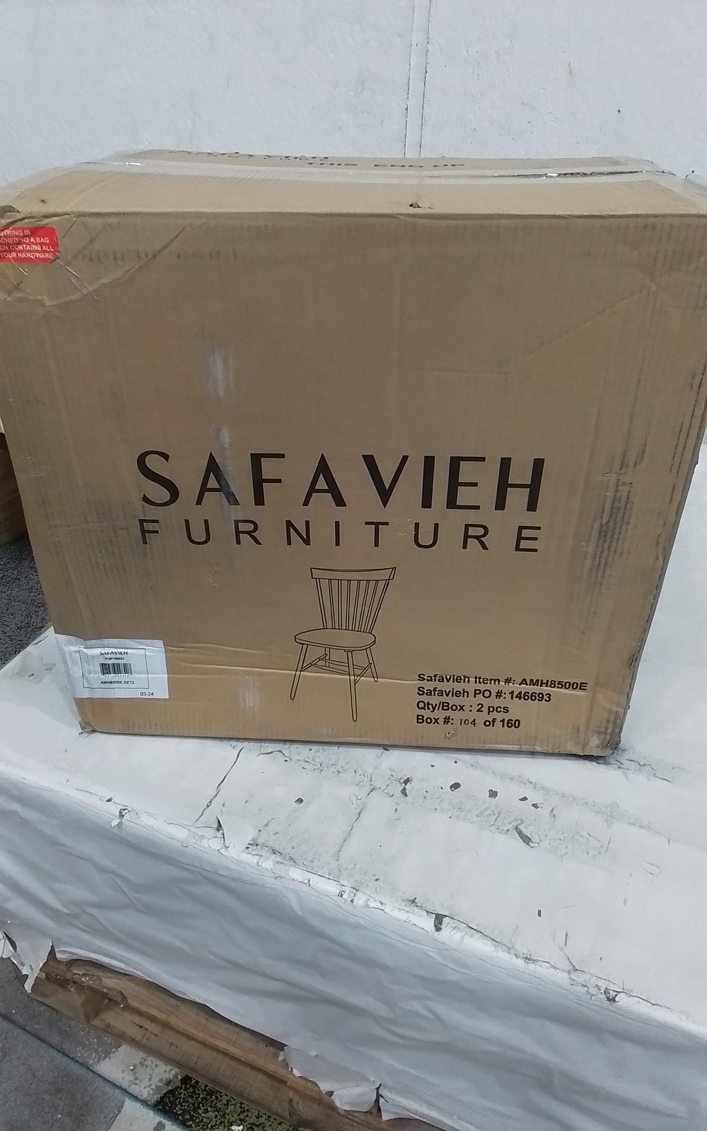 Safavieh PARKER SPINDEL SIDE CHAIR, Reduced Price 2172780167 AMH8500E