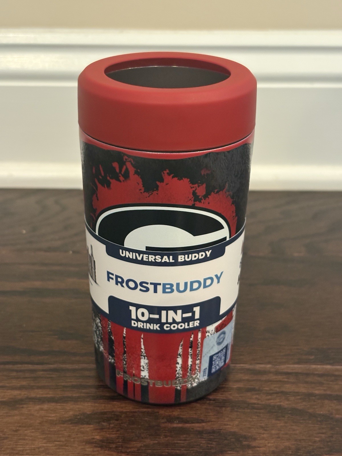 NEW Georgia Bulldogs Drip Frost Buddy Universal Can Cooler 10 In 1 Drink Cooler