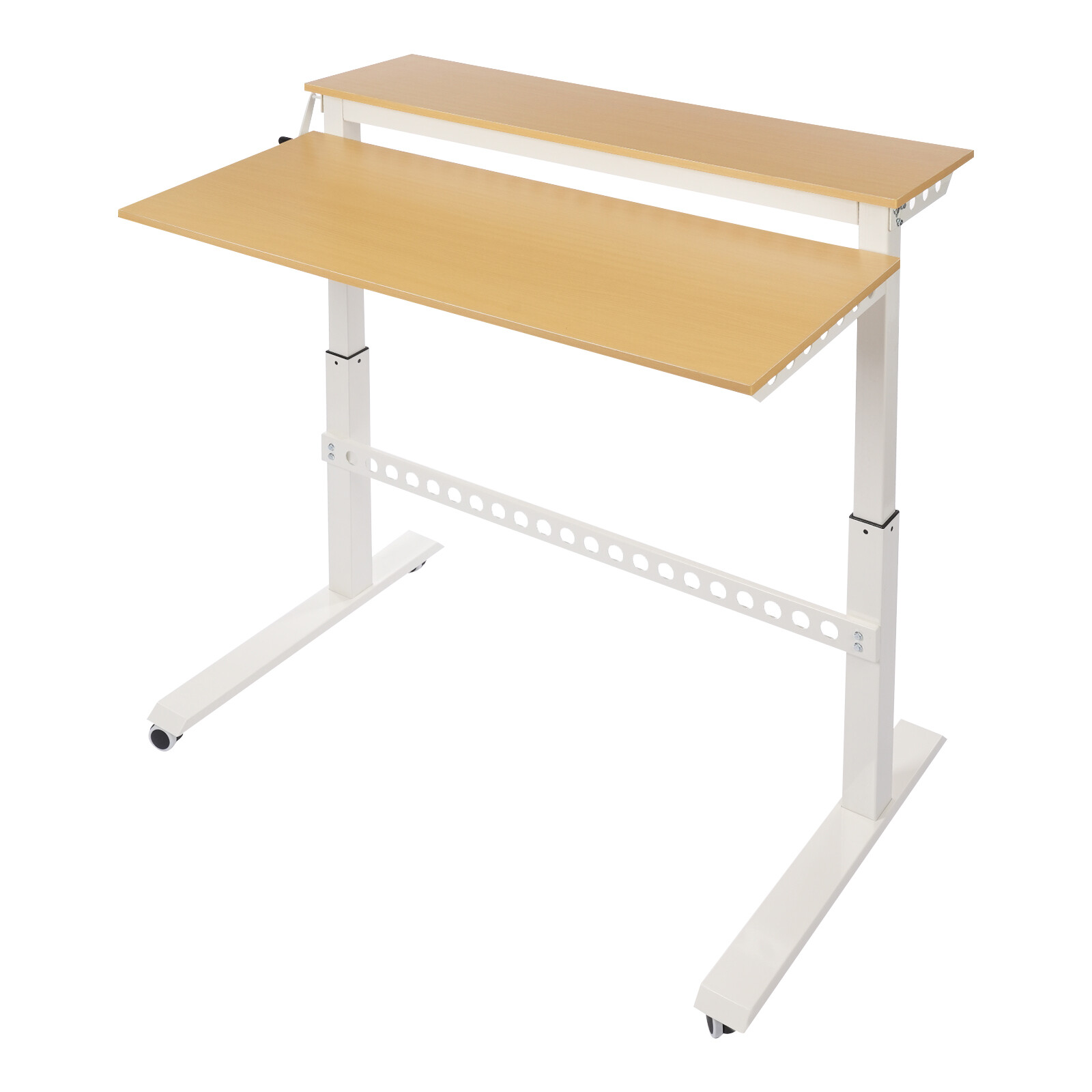 2-Tier For Working Adjustable Standing Desk Standing Desk Rolling Standing Desk