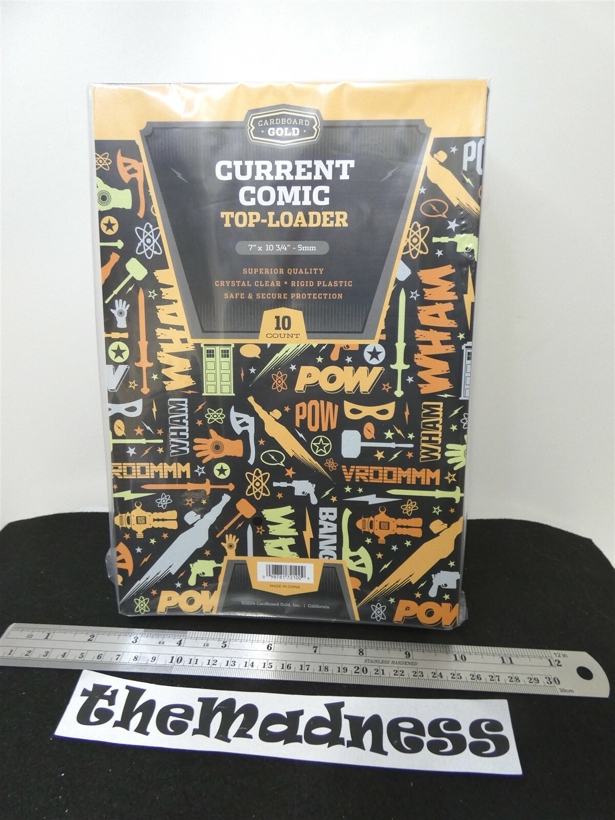 New 10 CBG Current Comic Book Top Loaders 7"x10 3/4" 5mm Opening READ