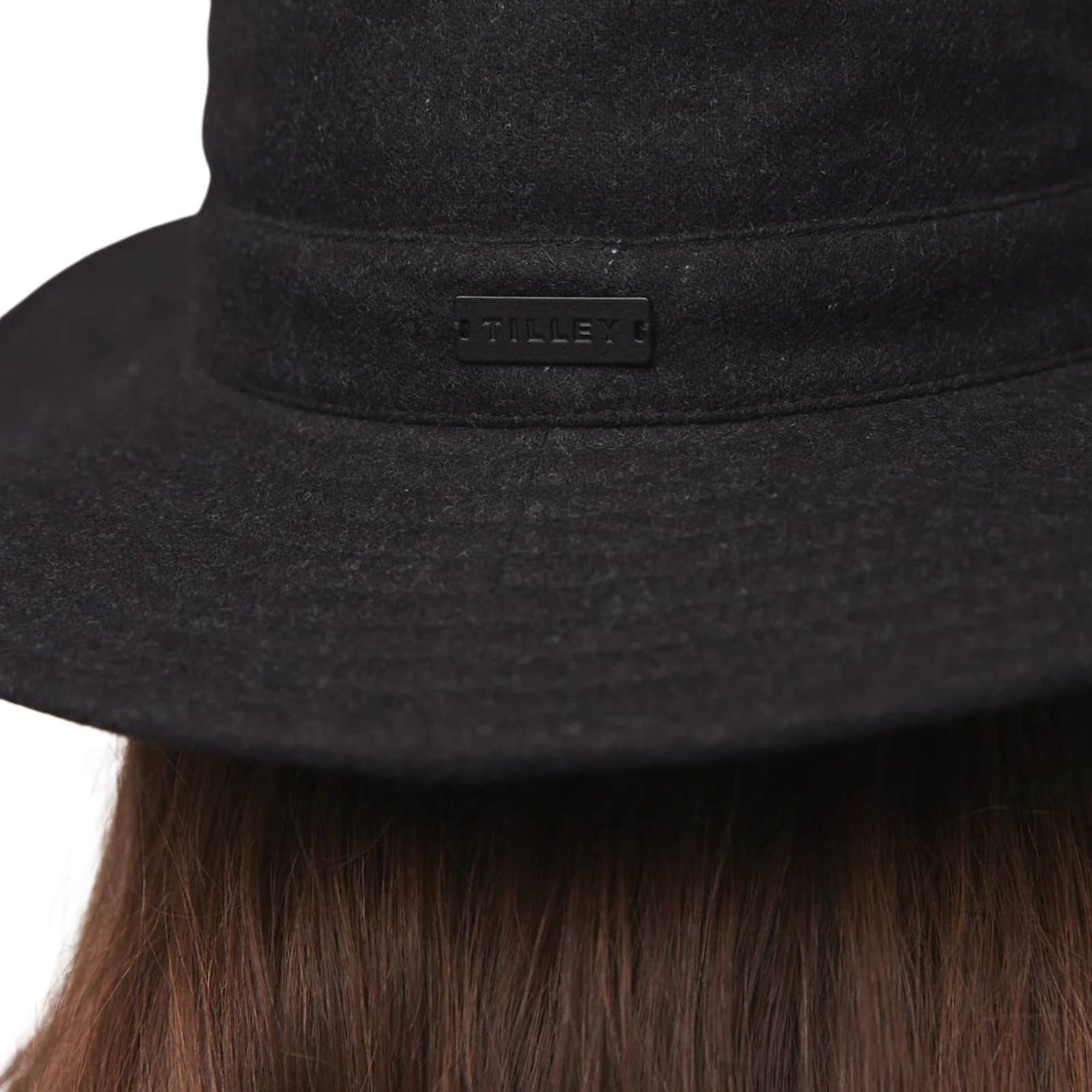 Tilley Tech-Wool Wide Brim Hat, Charcoal Mix, Medium
