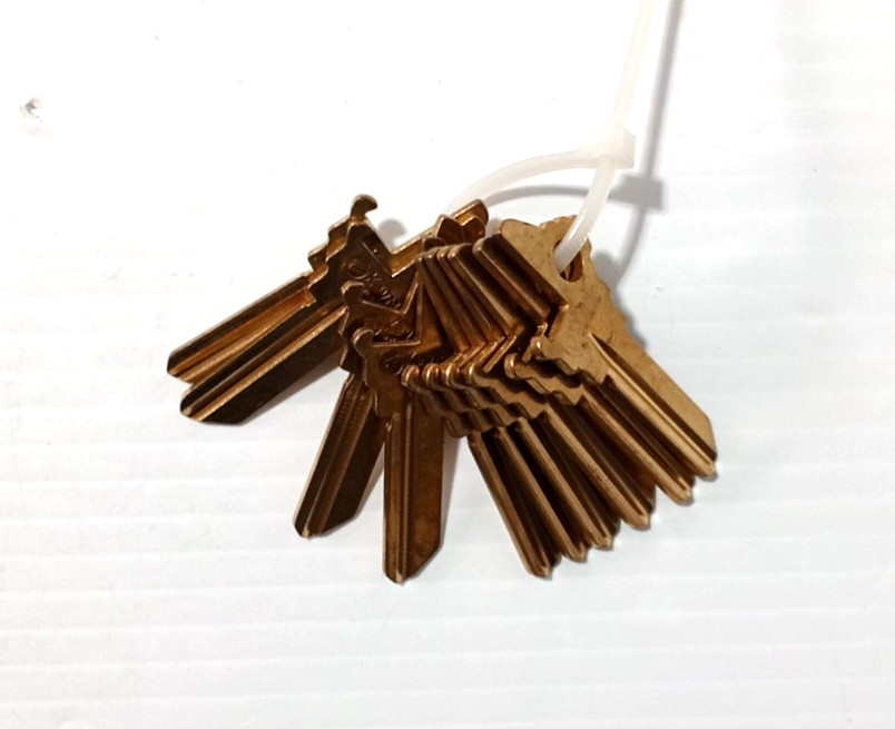 KeyMe - Lot of 10 - Brass - SC19 Key Blanks - Bottle Opener - Uncut - Locksmith