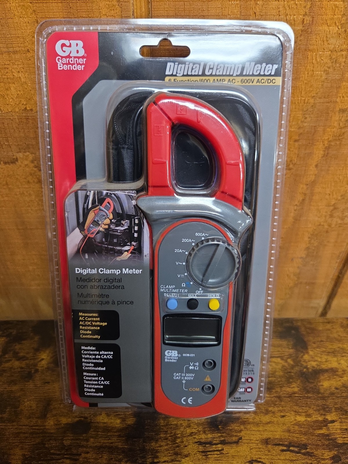 Gardner Bender GCM-221 Digital Clamp Meter 9034 - NEW sealed package