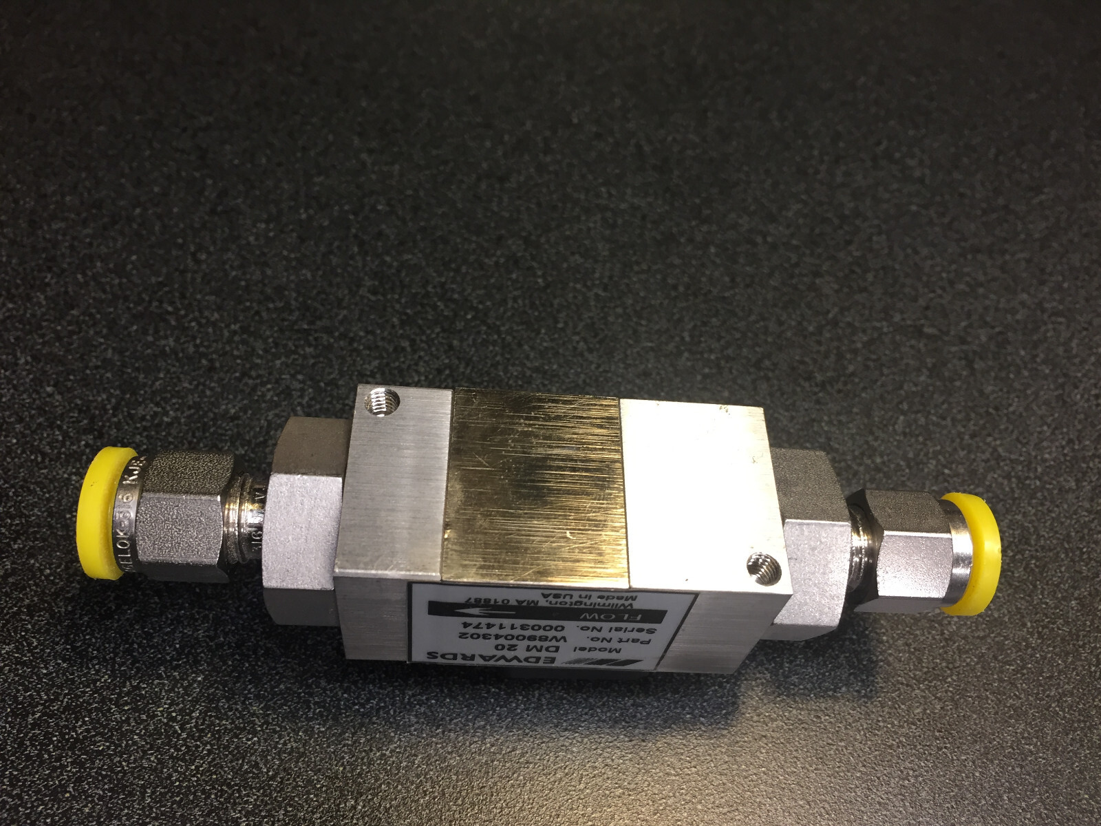 Edwards Datametrics DM20 Solenoid Controlled Variable Orifice Valve W89004302