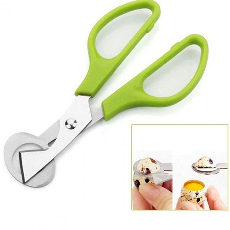 Stainless Steel Egg Shell Opener Egg Topper Kitchen Tool Quail Egg Shell Cutter
