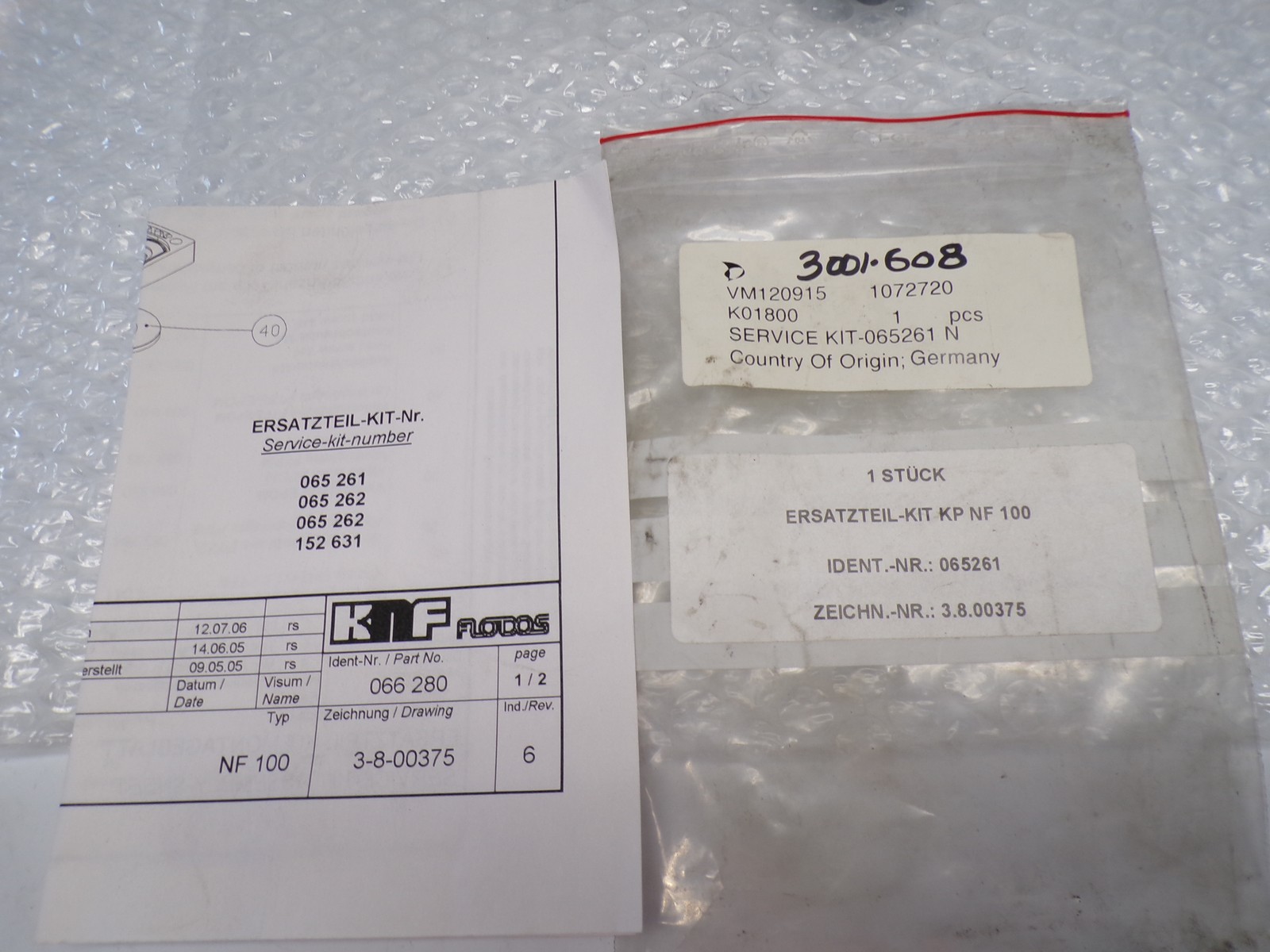 KNF FLODOS NF100 065261 KIT NSNP